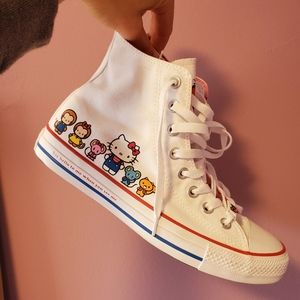 Hello kitty hightop converse
